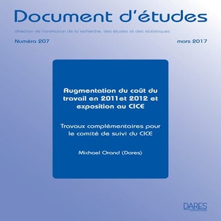 Augmentation du coût du travail