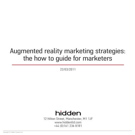 Augmented reality marketing strategies: The how to guide for marketers (full)
