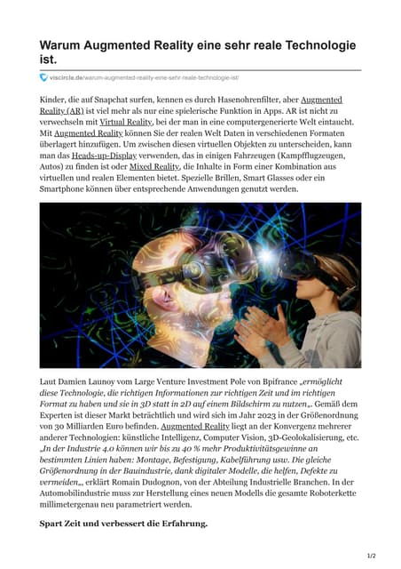 Augmented reality-realistisch