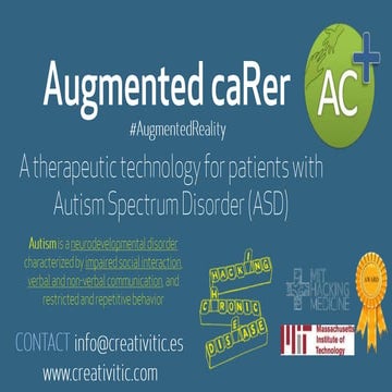 Augmented Carer - Autism Therapy Technology