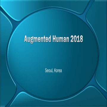 Augmented Human 2018