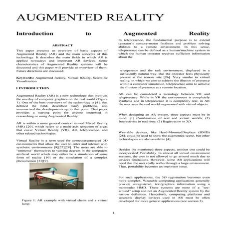 Augmented reality