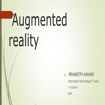 Augmented reality