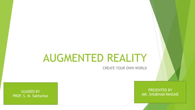 Augmented reality