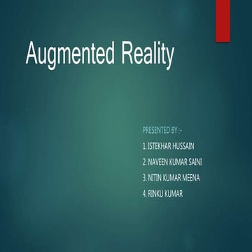 Augmented reality