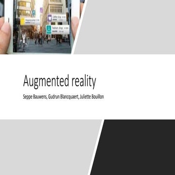 Augmented reality