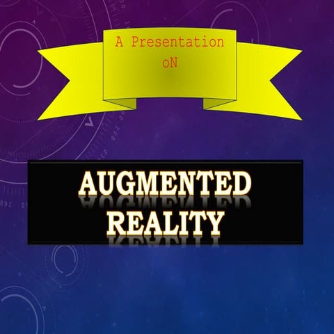 Augmented Reality - PPT