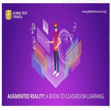AUGMENTED REALITY : A BOON TO CLASSROOM LEARNING