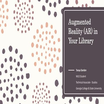 Augmented Reality (AR) in Your Library 