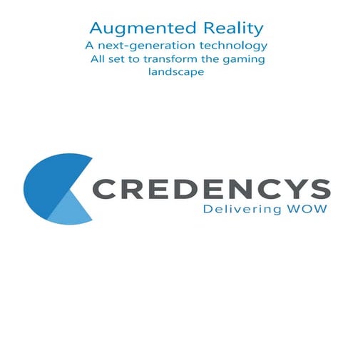 Augmented Reality Gaming | Augmented Reality Games | PDF