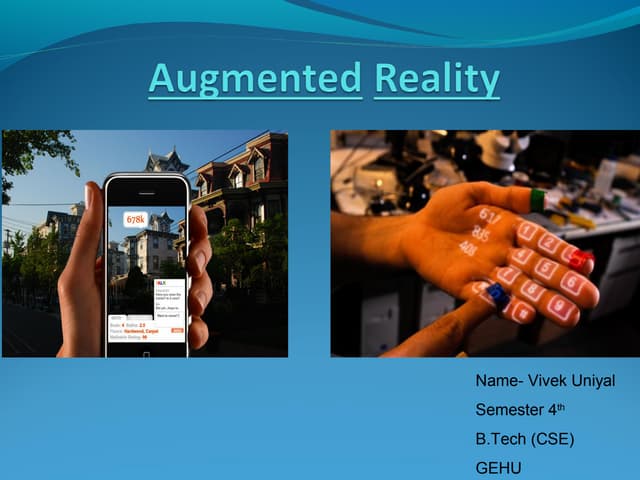 Augmented reality 