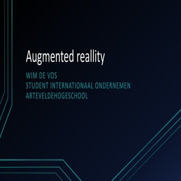 Augmented reallity