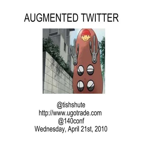Augmented twitter - open, mobile social augmented reality via ARwave