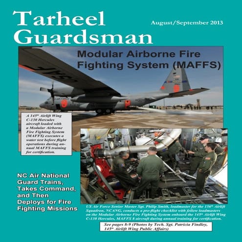 August/September 2013 Tarheel Guardsman