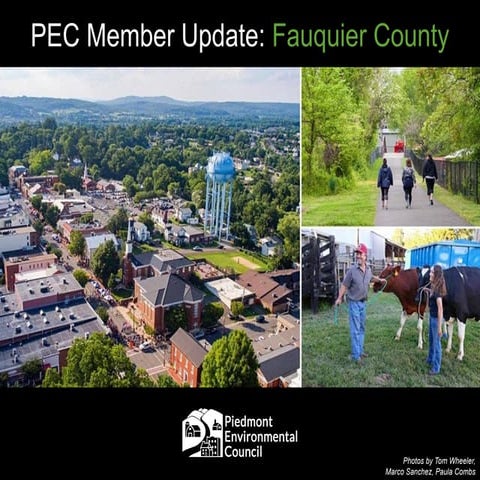 Local Update for PEC Supporters in Fauquier County
