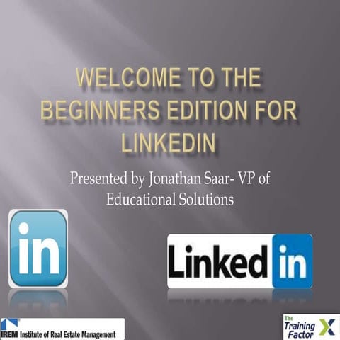 August 2011 IREM GA LinkedIn Class
