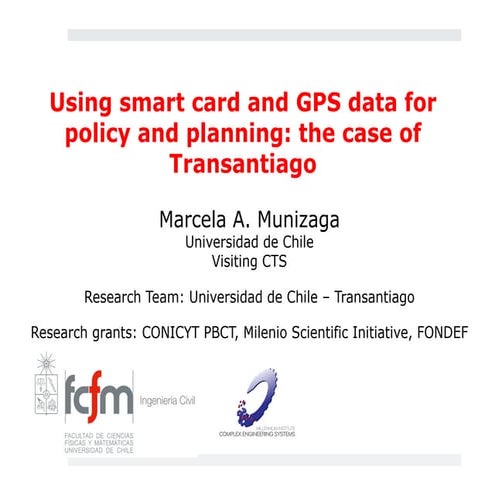 Webinar: Using smart card and GPS data for policy and planning: the case of T...