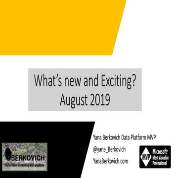 August2019 release PowerBI 