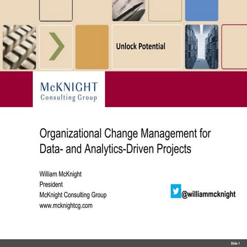 Organizational Change Management for Data- and Analytics-Driven Projects