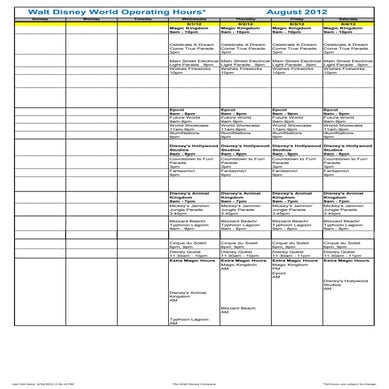 Monthly shift schedule (online) | XLSX