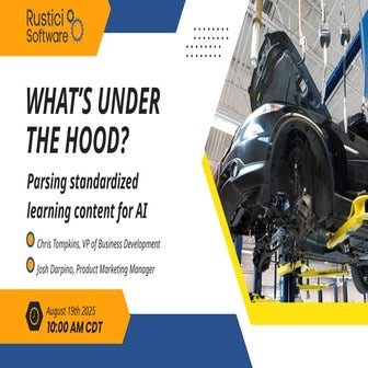 What’s under the hood: Parsing standardized learning content for AI