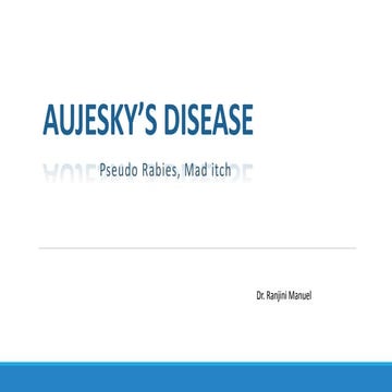 Aujesky's disease