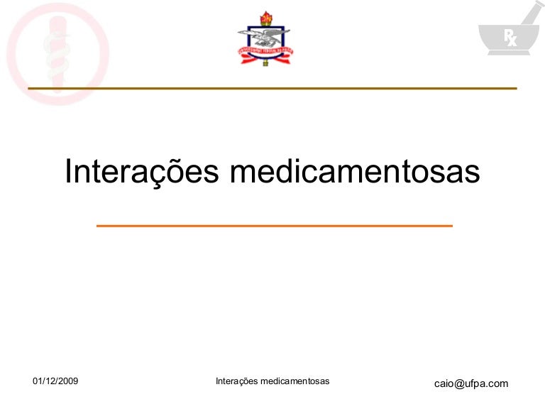 Exemplo De Indução Enzimática Que Causa Interação Medicamentosa