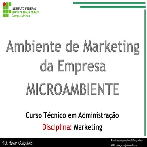 Aula microambiente de marketing | PDF