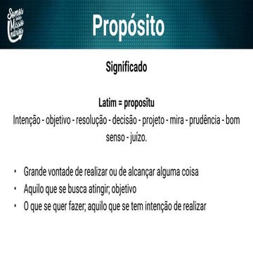 Propósito | PPTX