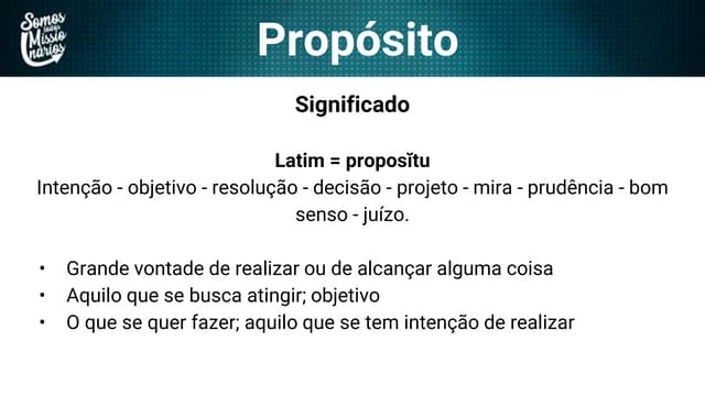 Propósito | PPTX