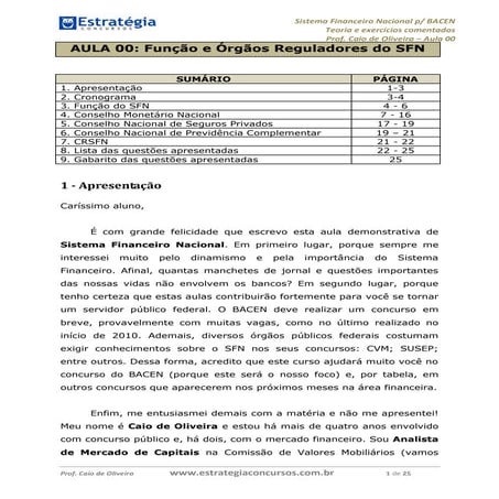 Curso de Contabilidade de Instituições Financeiras Padrão COSIF | PDF
