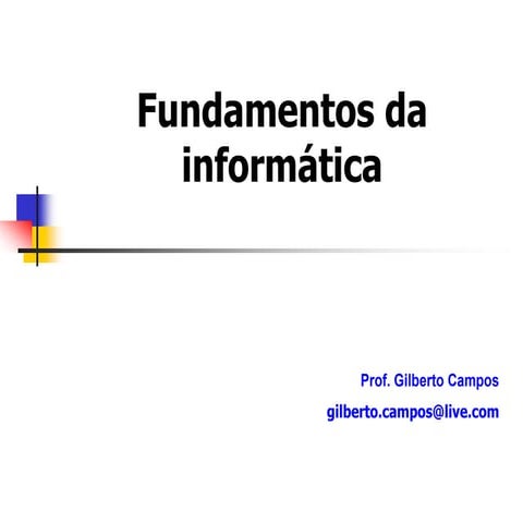 Aula 01   fundamentos da informática