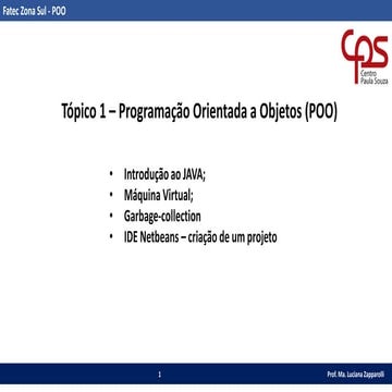 aula01_APRESENTALÇAO DA DISCIPLINA E INTRODOÇÃO | PDF