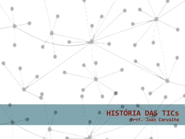 História e Principios das tics
