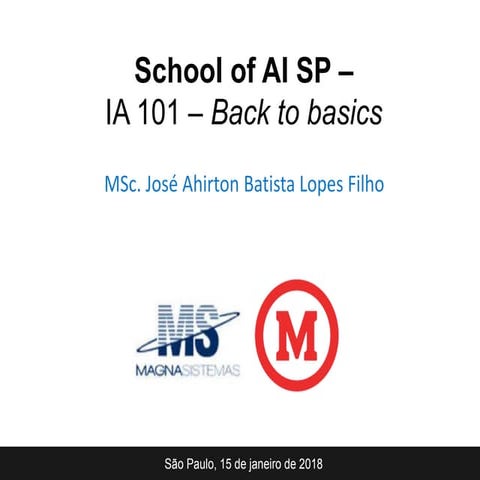 [Aula 01] School of AI SP - Back to Basics
