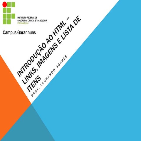 Uso de imagens e links com HTML