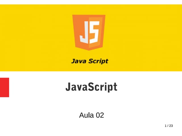 Aula02 - JavaScript