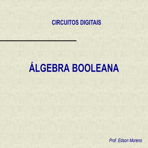 Aula02 pdf algebra booleana apontamentos