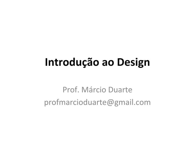 Conceitos de Design