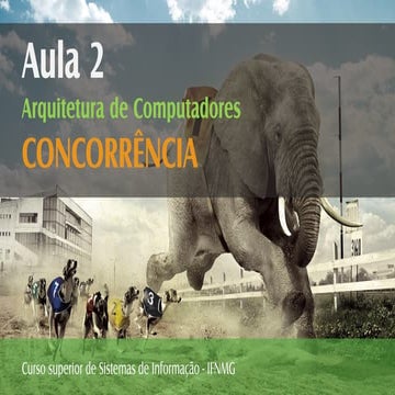 Arquitetura de Computadores - Concorrência