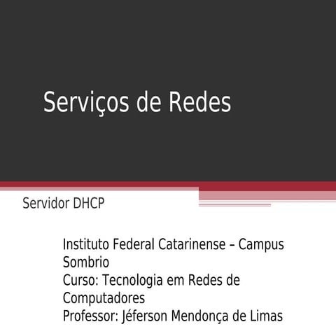 Aula 02 - Configuração de Servidor DHCP.pdf