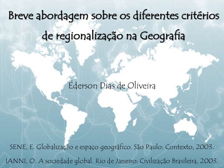 Quais São As Principais Exceções A Esse Critério De Regionalização