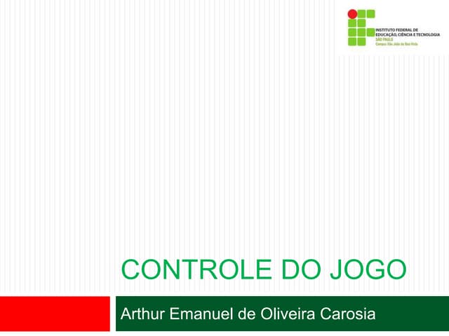 Aula 02 - Desenvolvendo Jogos Para Android - Controle do Jogo
