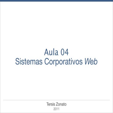 Sistemas Corporativos Web - WordPress Aula04