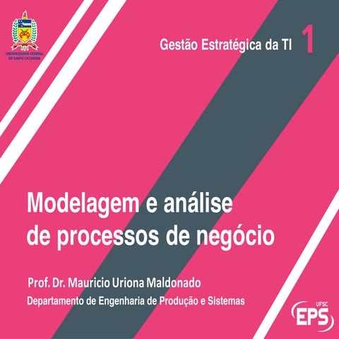 Modelagem e análise de processos de negócio | PDF