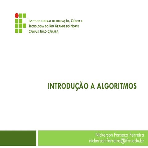 Algoritmos e LP - Aula 01 - Introdução a Algoritmos.pdf