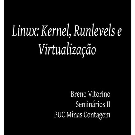 Linux: Kernel, Runlevels e Virtualização