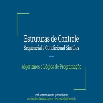 Aula 05.2 - Desvio Condicional Composto (se não se)