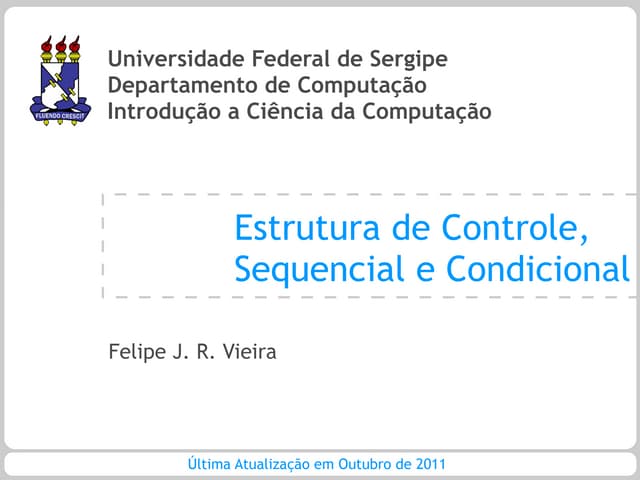 ICC - Aula 05 - Estrutura de contro...