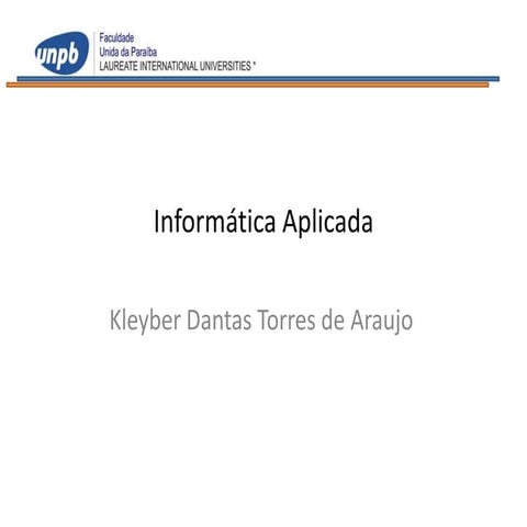 Aula 05  informática aplicada - discos e sistemas de arquivos